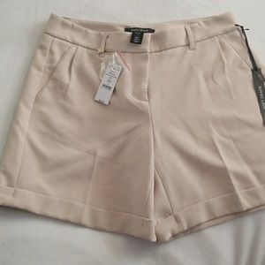 White House Black Market Kahki Dress Shorts