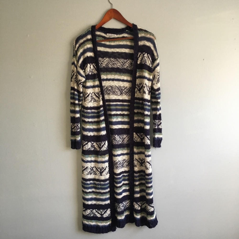 Long Knit Duster / Open Cardigan