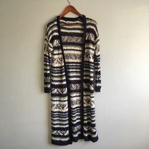 Long Knit Duster / Open Cardigan