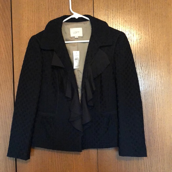 LOFT Jackets & Blazers - Loft cropped textured jacket