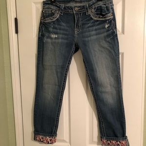 Miss me cuffed jeans