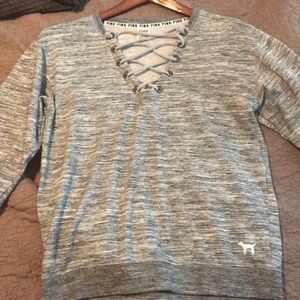 NWOT!!! Victoria Secret PINK v neck pull over