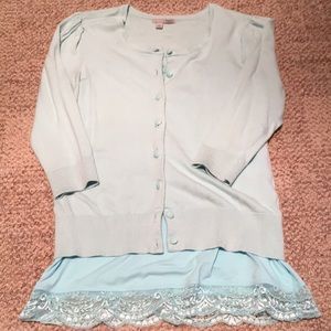 Sea Foam Blue Sweater