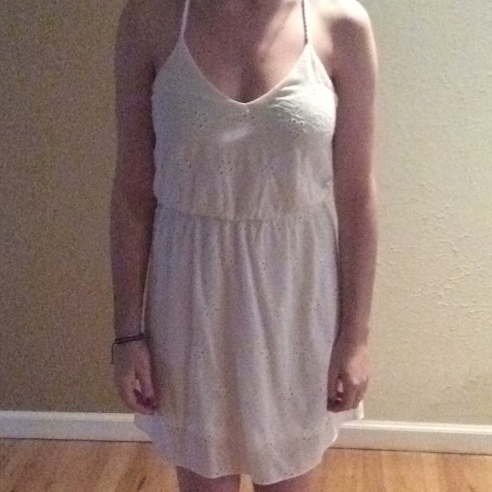 String Racerback Eyelet Dress