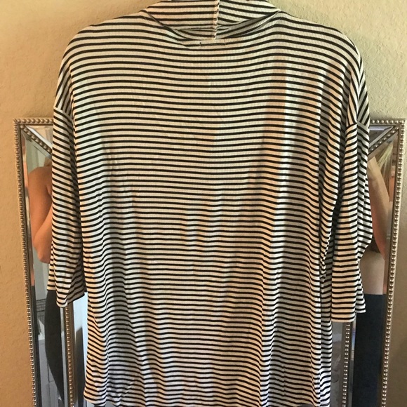 Striped Cowl Neck Sweater - Picture 4 of 6