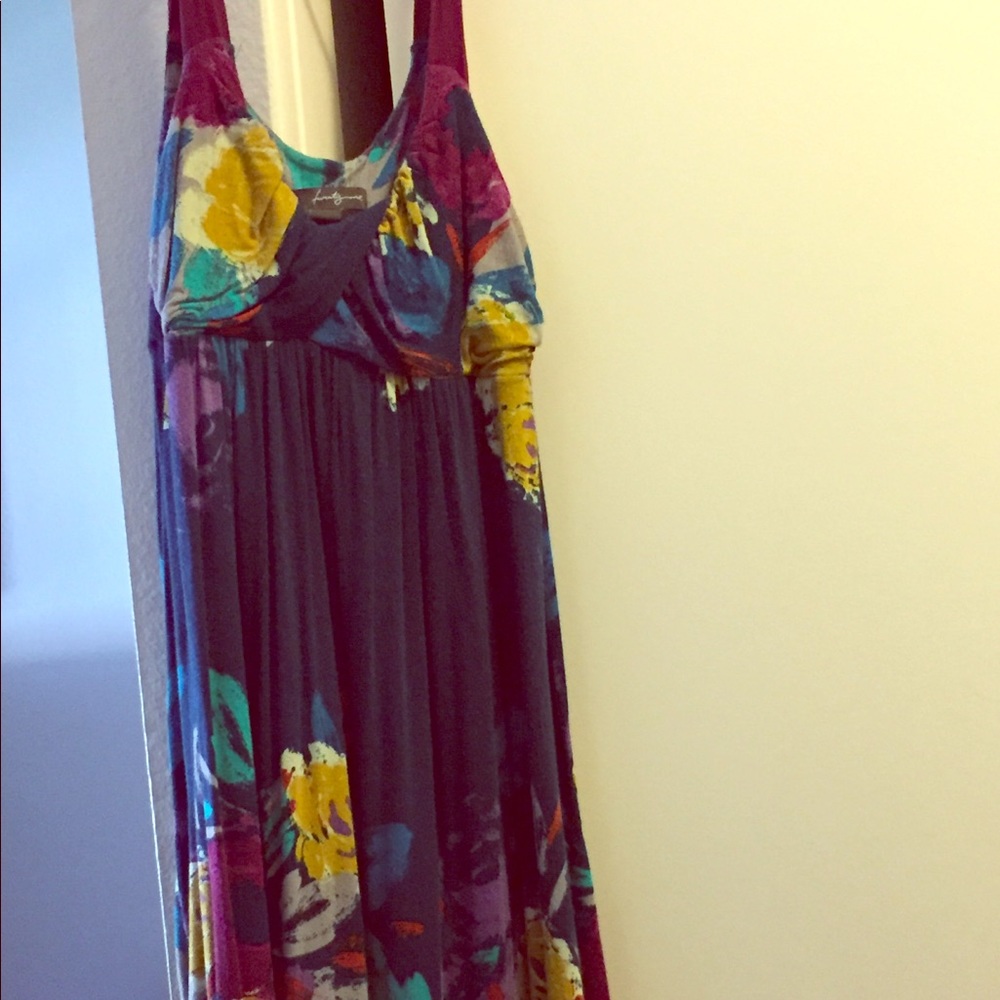 Blue and Purple Tank top summer dress, size S