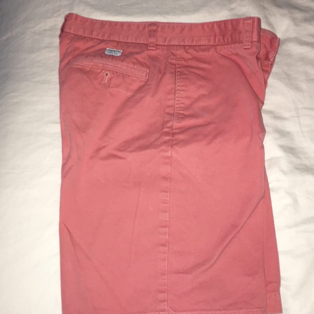 Vineyard Vines boys salmon colored shorts