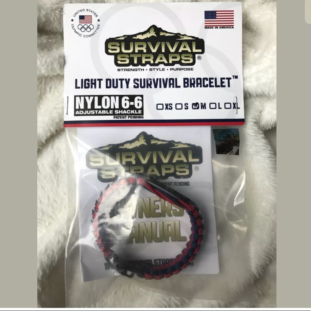 NWT Survival Straps! Medium,Bracelet,Survival, USA