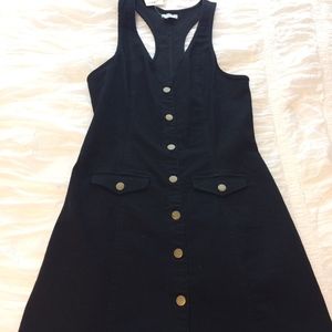 NWT Urban Outfitters Denim Overall Mini Dress