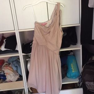 Pink above the knee dress