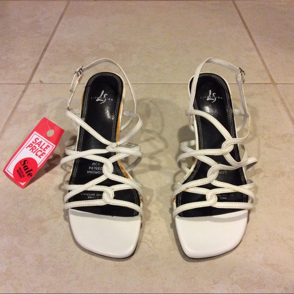 Life Stride White Heels