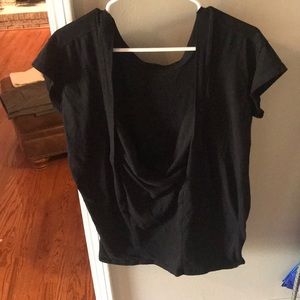 Fable ticks open back workout tee