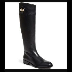 Tory Burch riding boots Black