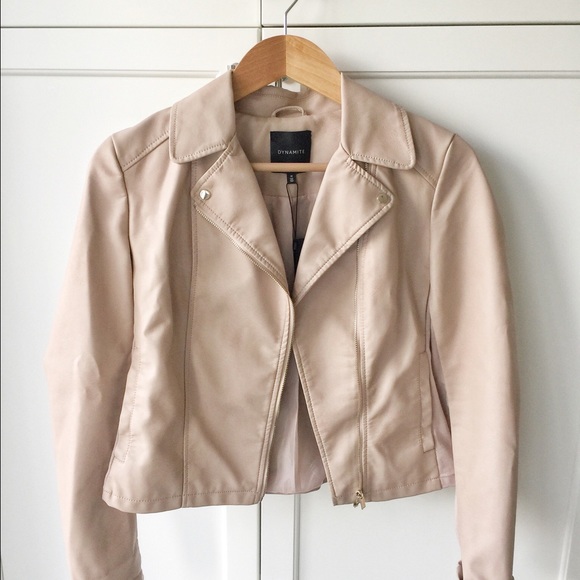 Faux Leather Moto Jacket - Picture 2 of 4