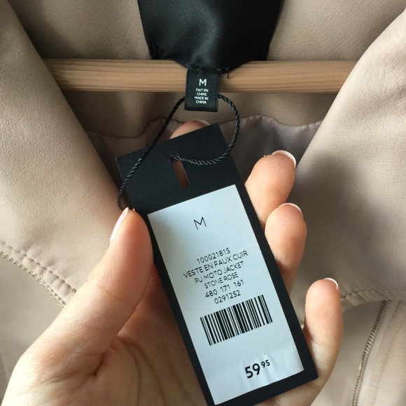 Faux Leather Moto Jacket - Picture 4 of 4