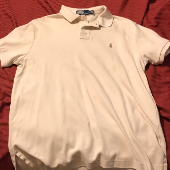 Short sleeve polo - cream colored - Picture 1 of 2