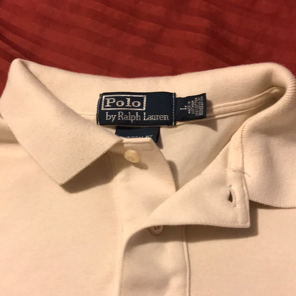 Short sleeve polo - cream colored - Picture 2 of 2