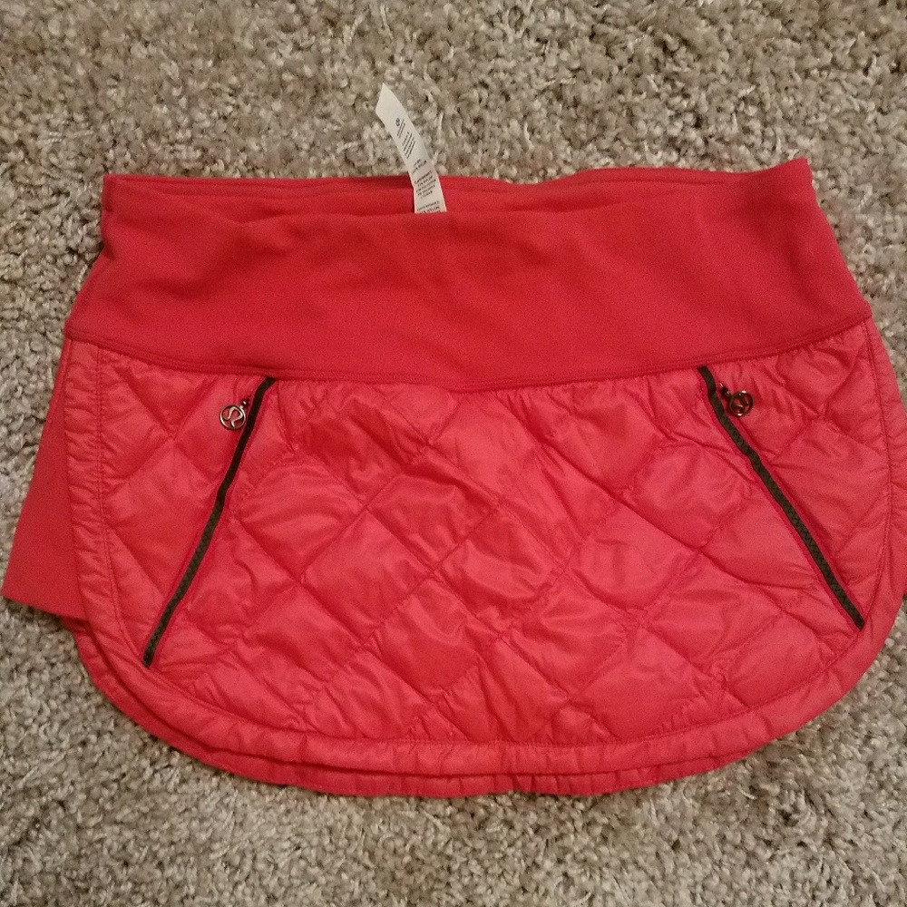 lululemon what the fluff run skirt. like new