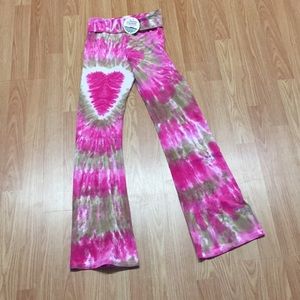 Tie dye yoga pants