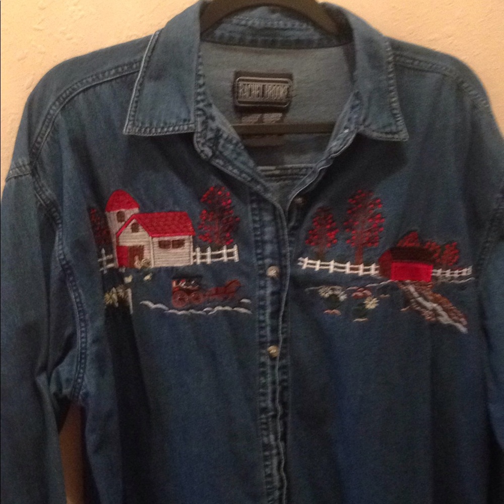 Ladies denium shirt