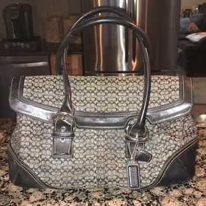 Vintage Black Coach Bag