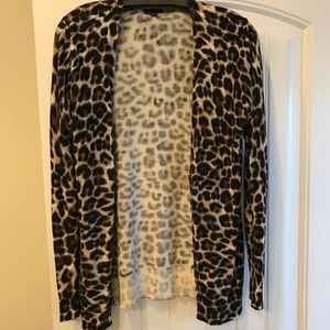 Ann Taylor Leopard Cardigan