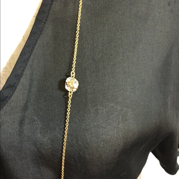 πHPπ Kate Spade Crystal Cluster Station Necklace - Picture 4 of 7