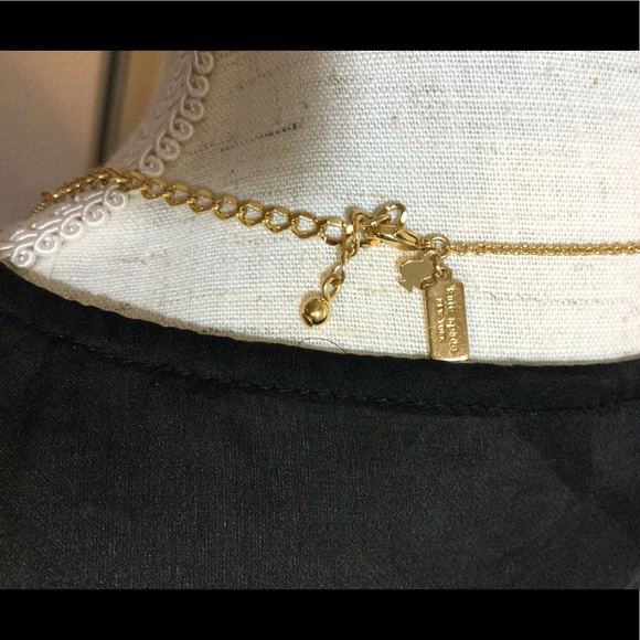 πHPπ Kate Spade Crystal Cluster Station Necklace - Picture 6 of 7