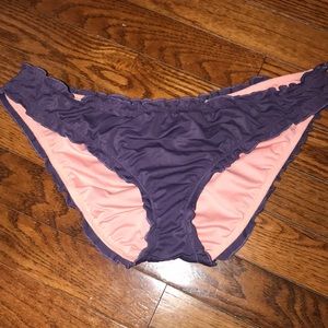Purple cheeky Victoria Secret bottoms