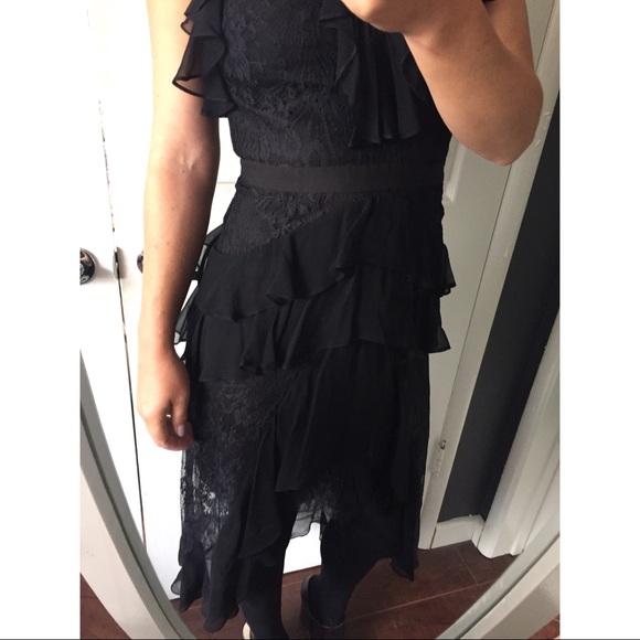 •NEW💥Haute Hippie Volants Lace Dress - Picture 3 of 11