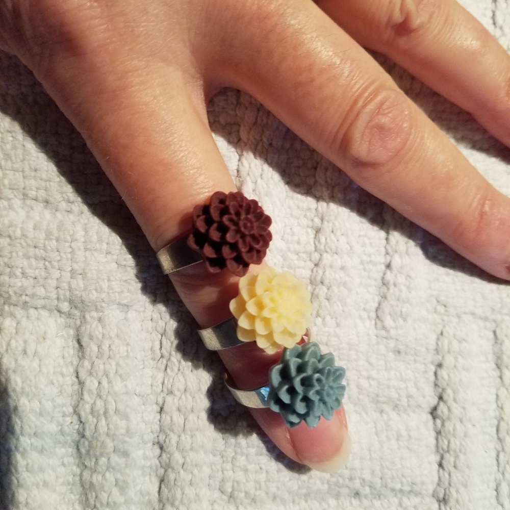 PRICE DROP on Trio of Adjustable Rings - Great Stocking Stuffer!