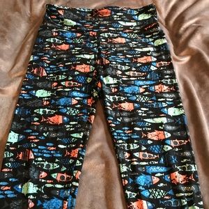 NWT Lularoe fish leggings OS