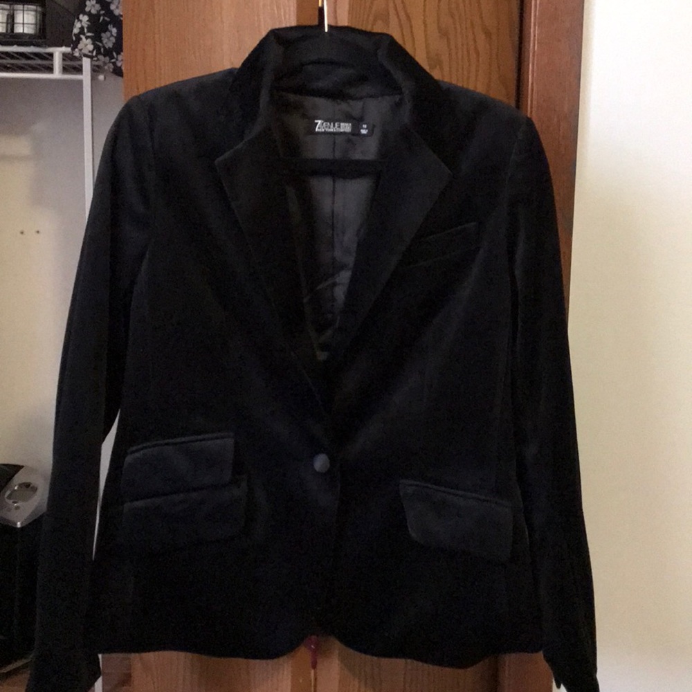 Velvet blazer