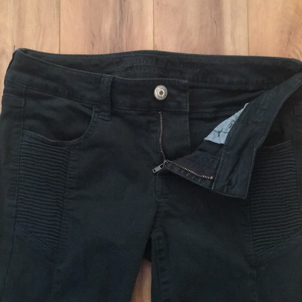 American Eagle Olive Green Jeggings Size 4