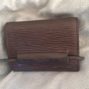 Authentic Louis Vuitton Small Brown Wallet.