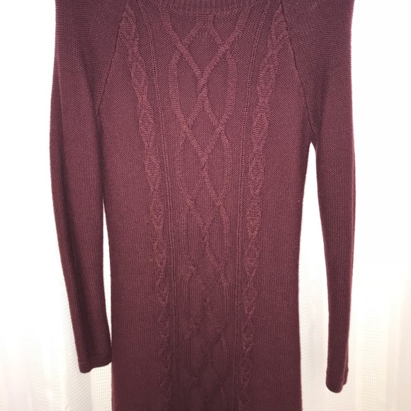 Hollister Dresses & Skirts - Hollister Maroon Sweater Dress