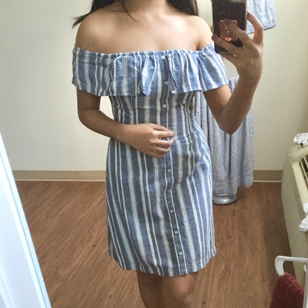 Hollister Off the Shoulder Mini Dress