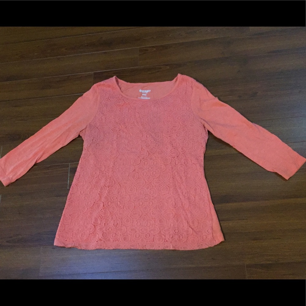 Old Navy lace textured shirt