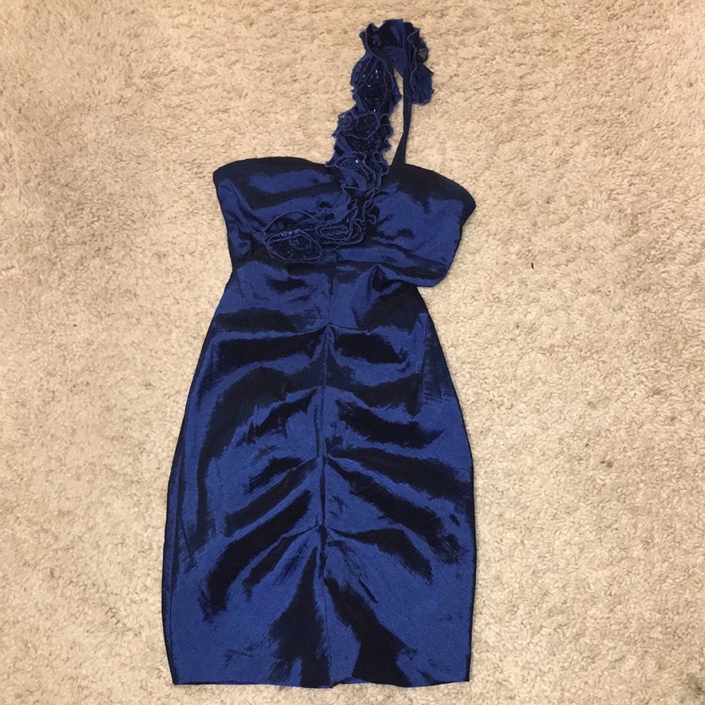 Royal blue semi formal dress
