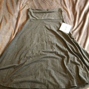 NWT Lularoe grey Azure skirt XS