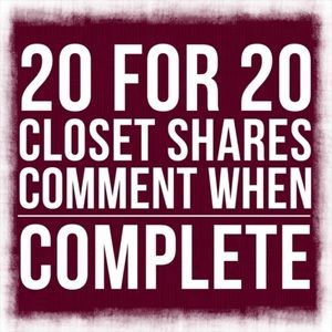 Share 20 of mine, and I’ll share 20 of yours