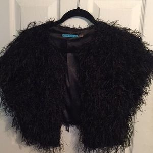 Alice + Olivia shag shrug