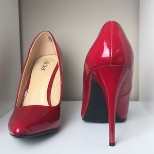 Diba Red Pumps