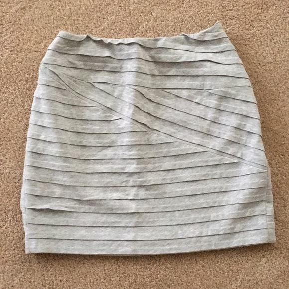 Torn by Ronny Kobo Grey Mini Skirt - Picture 2 of 4