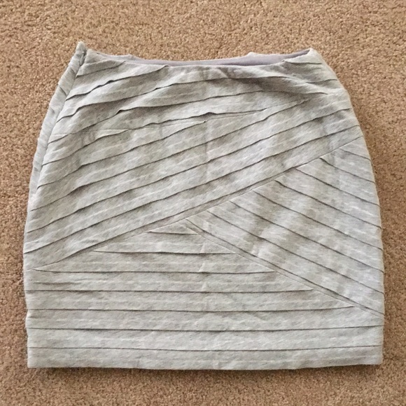 Torn by Ronny Kobo Grey Mini Skirt - Picture 4 of 4