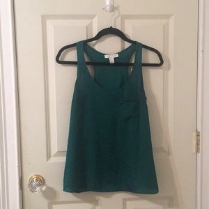 Forest green racerback cami