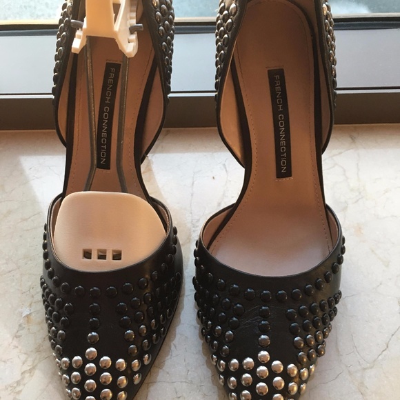 french connection studded heels