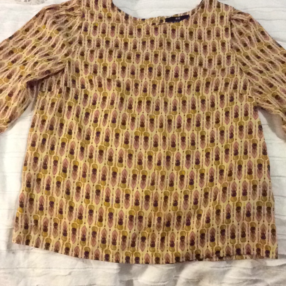 HM patterned blouse