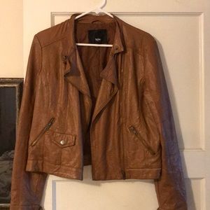 Missimo brown leather jacket