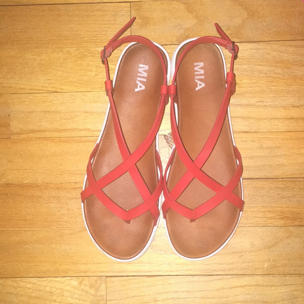 Red Sandals